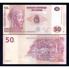 Конго 50 франков 2007г.